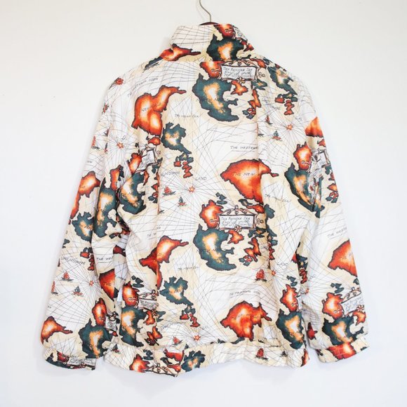 vtg Pierre Cardin African world map windbreaker - Picture 5 of 7